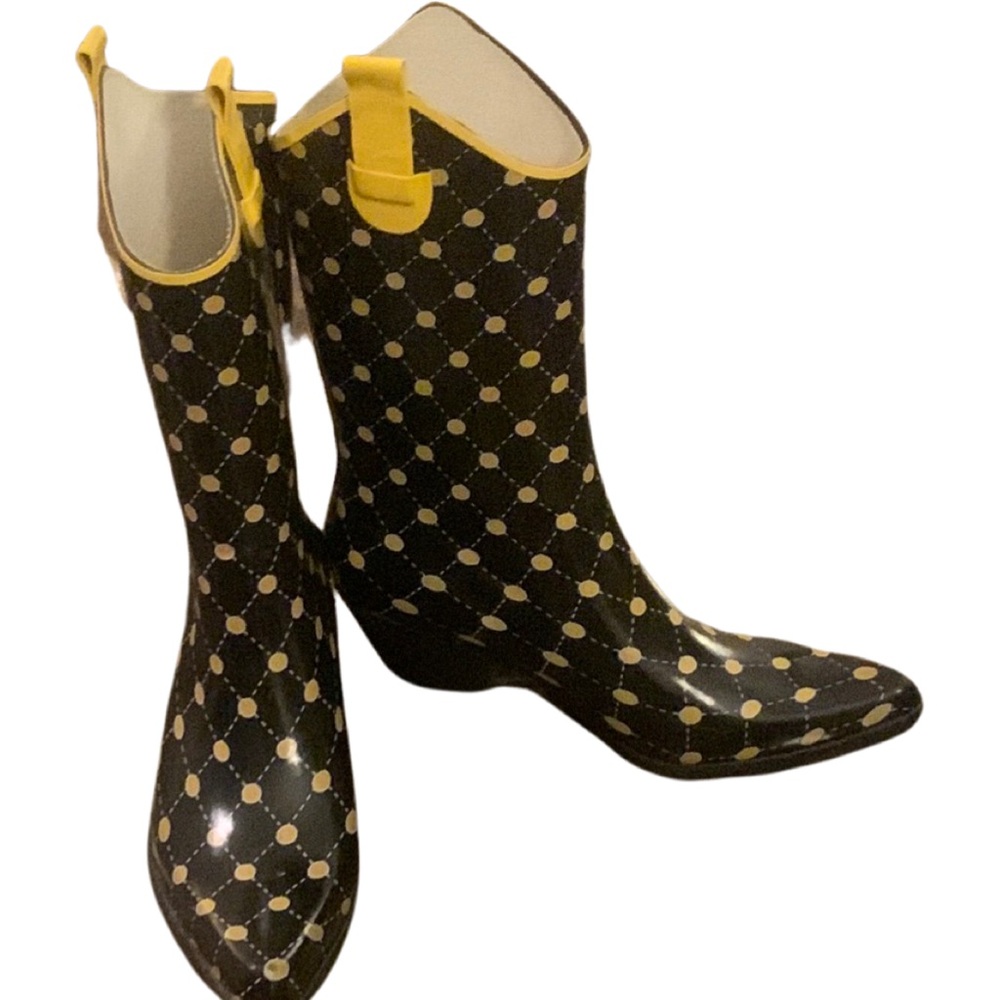 Stadium Stompers Polka Dot Rain Boots